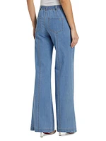 Tansy Drawstring Denim Jeans