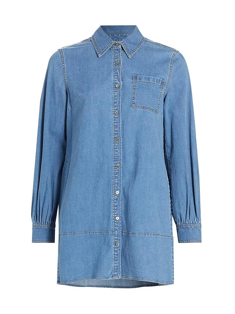 Adette Denim Shirtdress