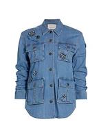 Vera Denim Patchy Shacket