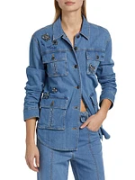 Vera Denim Patchy Shacket