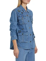 Vera Denim Patchy Shacket