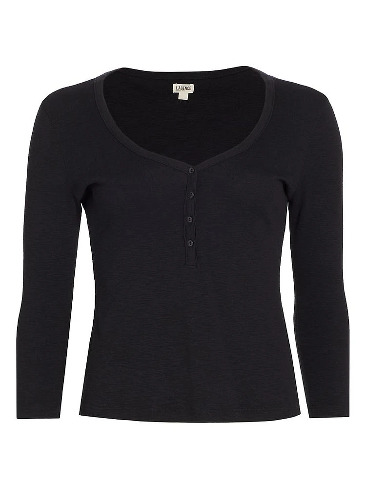 Rowena Cotton Henley