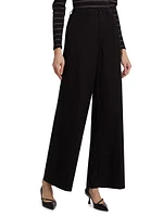 Brie Linen Wide-Leg Pants