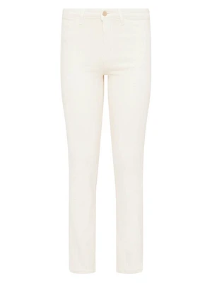 Ginny Stretch High-Rise Straight-Leg Jeans