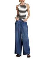 Lanae High-Rise Super Wide-Leg Jeans