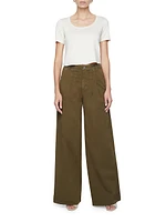 Jayce Pleated Wide-Leg Pants