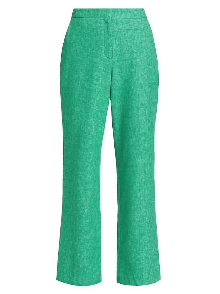 Romina Cotton-Blend Boot-Cut Pants