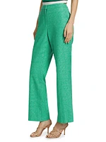 Romina Cotton-Blend Boot-Cut Pants