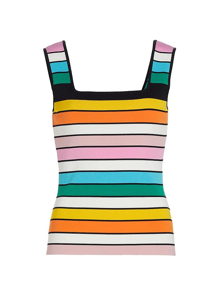 Mylah Striped Knit Tank