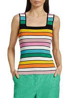 Mylah Striped Knit Tank