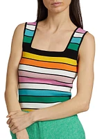 Mylah Striped Knit Tank