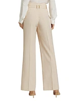 Diana Pinstriped Belted Pants