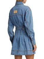 Aradia Belted Denim Shirtdress