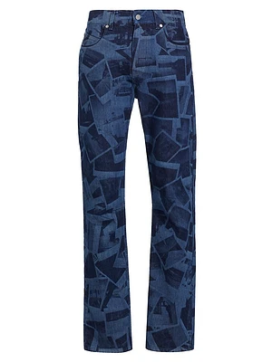 Collage Slim-Fit Jeans