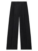 Pleated Linen Trousers