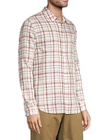 Oakmont Plaid Linen & Cotton-Blend Shirt