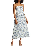 Tilney Floral Linen Maxi Dress