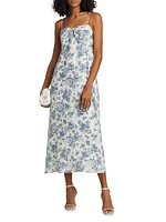 Tilney Floral Linen Maxi Dress