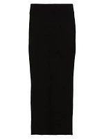 Calotta Rib-Knit Midi-Skirt