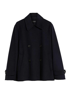 Usuale Wool-Blend Double-Breasted Coat