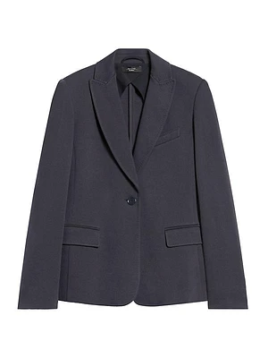 Rosetta Single-Breasted Cotton-Blend Blazer