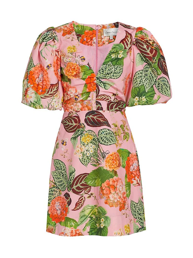 Aliza Floral Cotton Minidress