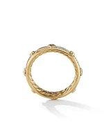 Modern Renaissance Band Ring 18K Yellow Gold