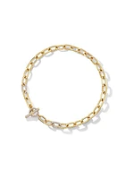 Madison Toggle Chain Necklace in 18K Yellow Gold