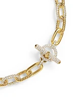 Madison Toggle Chain Necklace in 18K Yellow Gold