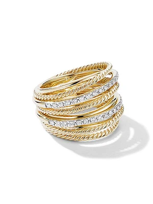 Crossover Ring in 18K Yellow Gold