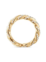 Pavéflex Band Ring 18K Yellow Gold