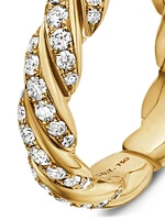 Pavéflex Band Ring 18K Yellow Gold