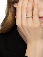 Pavéflex Band Ring 18K Yellow Gold