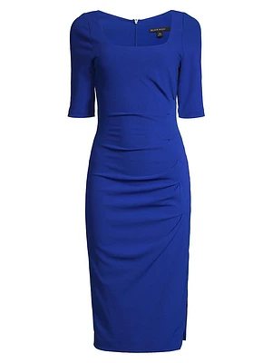 Salvana Draped Sheath Dress