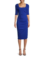 Salvana Draped Sheath Dress