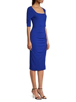 Salvana Draped Sheath Dress