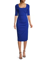 Salvana Draped Sheath Dress