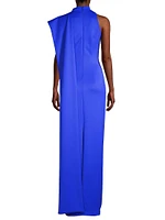 Eve Amira Draped Bow Gown