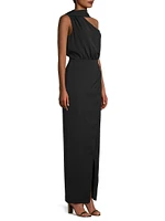 Eve Fantasia Draped Scarf Gown