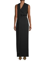 Eve Fantasia Draped Scarf Gown