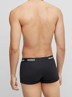 Three-Pack of Logo-Waistband Trunks