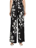 Sale Floral Wide-Leg Trousers