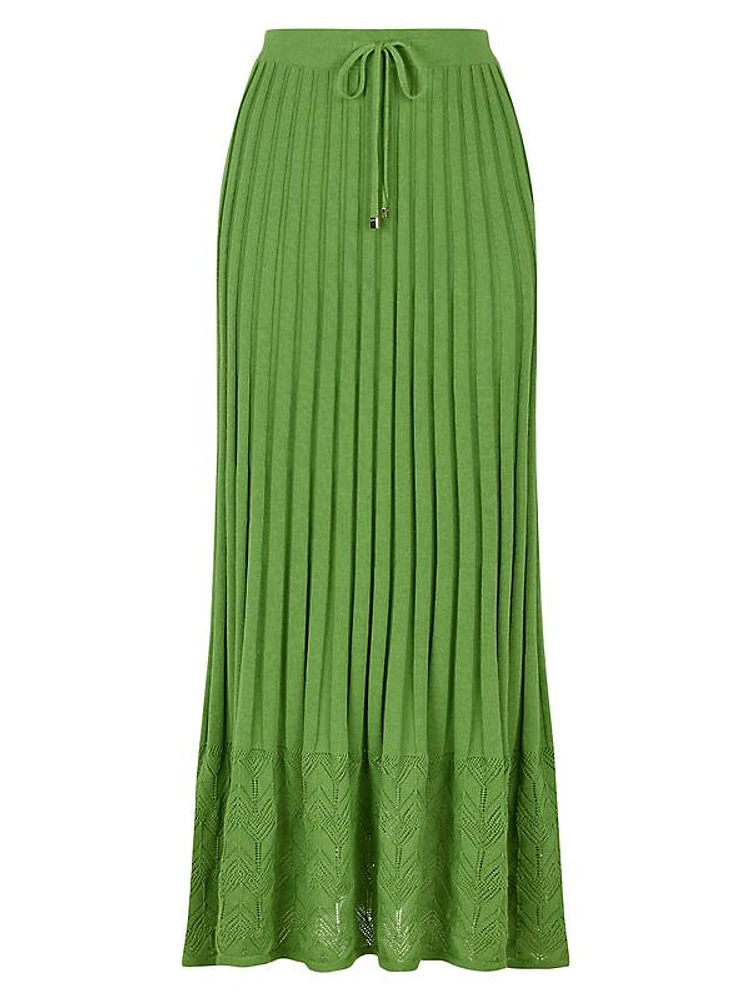 Lou Rib-Knit Maxi Skirt