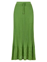 Lou Rib-Knit Maxi Skirt