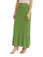 Lou Rib-Knit Maxi Skirt