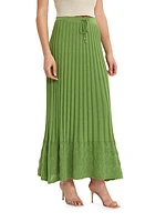 Lou Rib-Knit Maxi Skirt