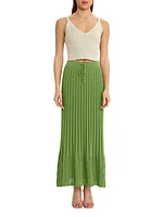 Lou Rib-Knit Maxi Skirt