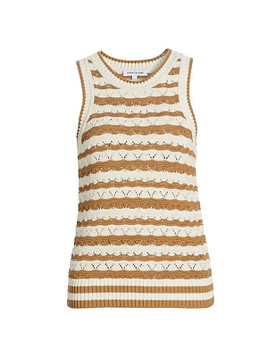 Jerelle Striped Knit Tank Top