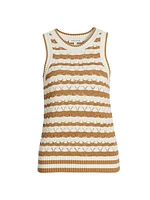 Jerelle Striped Knit Tank Top