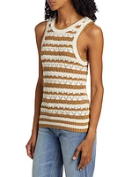 Jerelle Striped Knit Tank Top